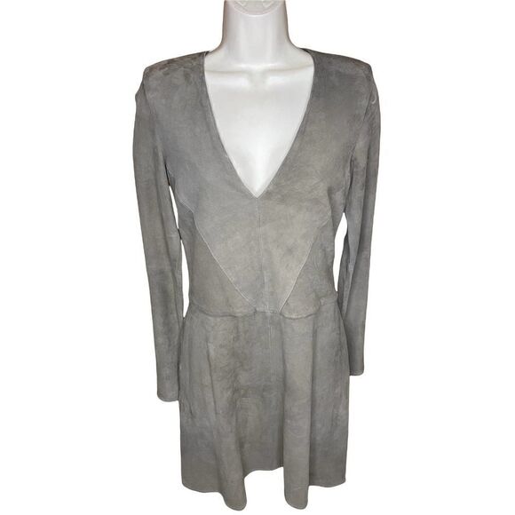 As by DF Genuine Suede Leather Dress Size Small NWT - Picture 1 of 5